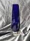 Imperlux Lead Crystal Cobalt Blue Vase Square
