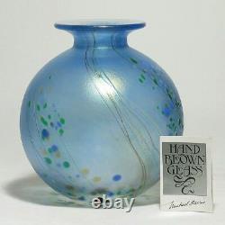 Isle of Wight Globe Blue Vase, Meadow Garden Cornflower Blue. Immaculate