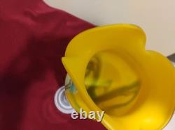 Jack In The Pulpit Yellow White And Blue Art Glass Vase