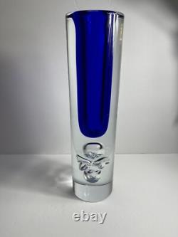 Jan Beranek Cobalt Blue Glass Vase
