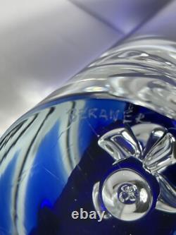 Jan Beranek Cobalt Blue Glass Vase