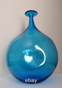 Joel Philip Myers Huge BLENKO Dimpled Ball Vase 1965