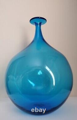 Joel Philip Myers Huge BLENKO Dimpled Ball Vase 1965