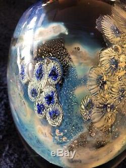 Josh Simpson American Art Glass Vase, 2005, Five Inches Tall