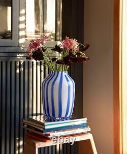 Juice vase, high, blue-HAY124031