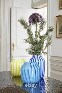 Juice vase, high, blue-HAY124031
