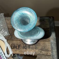 Kosta Boda Bertil Vallien GALAXY Artist Collection #48014 Art Glass Vase BLUE