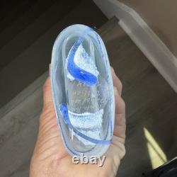 Kosta Boda Bertil Vallien GALAXY Artist Collection #48014 Art Glass Vase BLUE