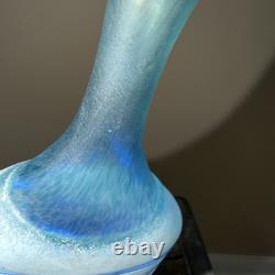 Kosta Boda Bertil Vallien GALAXY Artist Collection #48014 Art Glass Vase BLUE