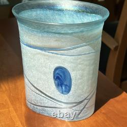 Kosta Boda Signed Bertil Vallien Artist's Coll. Blue Galaxy Edition 48017 Rare