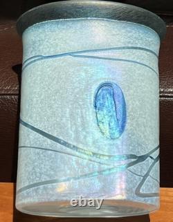 Kosta Boda Signed Bertil Vallien Artist's Coll. Blue Galaxy Edition 48017 Rare