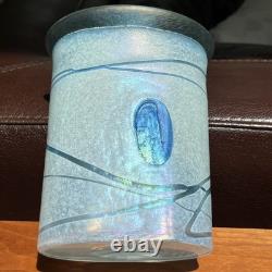Kosta Boda Signed Bertil Vallien Artist's Coll. Blue Galaxy Edition 48017 Rare