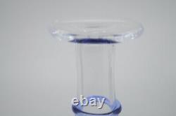 Kosta Boda Sweden Bertil Vallien Satellite Blue Art Glass Vase 16 Tall