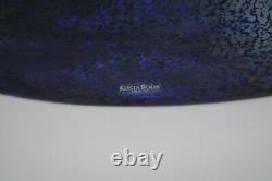 Kosta Boda Sweden Bertil Vallien Satellite Blue Art Glass Vase 16 Tall