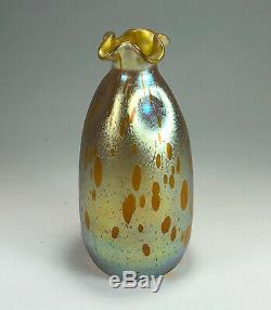 LOETZ Astraea Vase Fantastic Shape WONDERFUL Platinum Blue Hued Iridescense