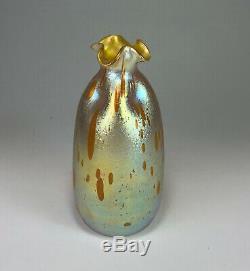 LOETZ Astraea Vase Fantastic Shape WONDERFUL Platinum Blue Hued Iridescense