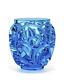 Lalique Tourbillons Limited Edition Light Blue Vase