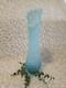 Large 15 Fenton Blue Opalescent Hobnail MCM Swung Glass Vase
