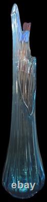 Large Blue Glass Vase