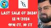 Last Sale Of 2024