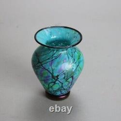 Lindsay Art Glass Vase, Signed, C2010