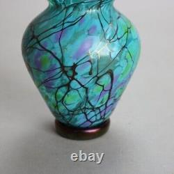 Lindsay Art Glass Vase, Signed, C2010