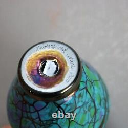 Lindsay Art Glass Vase, Signed, C2010