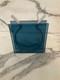 MOMA SQUARE RIBBON VASE BLUE GLASS DESIGNED BY PETER HEWITT Rare Blue Color