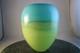 MURANO Art Glass VASE, Mid-Century Modern, Sommerso Layered Blue Green Ovoid