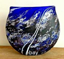 Martin Andrews Studio Art Glass'Stone Series' Vase signed & dated 2007