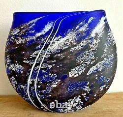 Martin Andrews Studio Art Glass'Stone Series' Vase signed & dated 2007