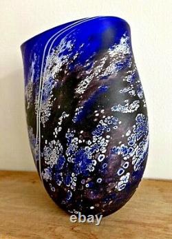 Martin Andrews Studio Art Glass'Stone Series' Vase signed & dated 2007