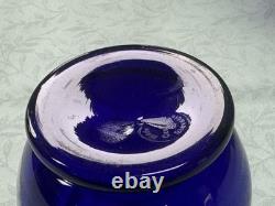 Mary Gregory Cobalt Blue Glass Antique, Victorian, Lot of 3 Pieces