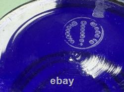 Mary Gregory Cobalt Blue Glass Antique, Victorian, Lot of 3 Pieces