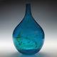 Mdina Maltese Blue Glass Vase c1975