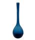 Mid Century Swedish Royal Blue Bulb Glass Vase Aseda Arthur Percy Gullaskruf