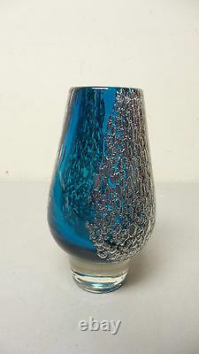 Mid-century Heinrich Loeffelhardt Schott Zwiesel German Art Glass Vase