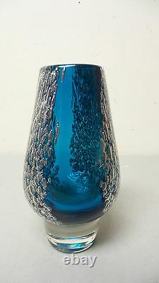 Mid-century Heinrich Loeffelhardt Schott Zwiesel German Art Glass Vase