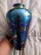 Minh Martin Romeo Iridescent Art Glass Aurora Vase, 10 Height x 6 Wide