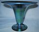 Mint Antique Steuben Blue Aurene # 3070 USA Art Glass Flower Garden Urn Vase