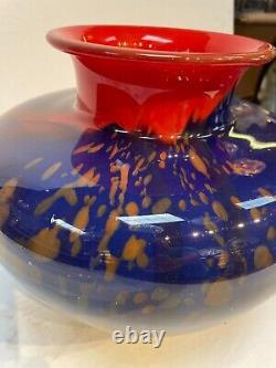 Modern Hand Blown Glass Vase