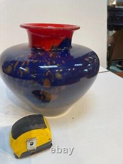 Modern Hand Blown Glass Vase