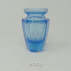 Moser Crystal Eternity Bud Vase 11.5 cm (4.5 in) AQUAMARINE