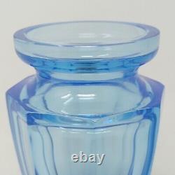 Moser Crystal Eternity Bud Vase 11.5 cm (4.5 in) AQUAMARINE