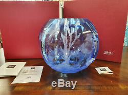 Moser Fish Globe Vase 10.6h Brand New
