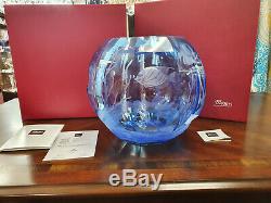 Moser Fish Globe Vase 10.6h Brand New