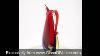 Murano Glass Sommerso Pitcher Vase Red Blue Amber