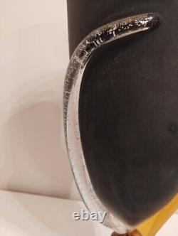 Murano Italy Art Glass Vase 1980's 20 inch vase signed Santi Murano HEAVY