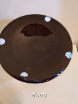 Murano Italy Art Glass Vase 1980's 20 inch vase signed Santi Murano HEAVY