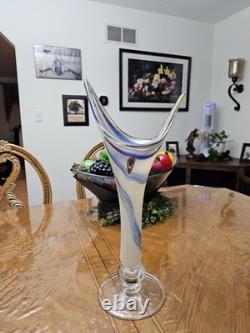 Murano Large Vintage Vase-Approx 20 tall